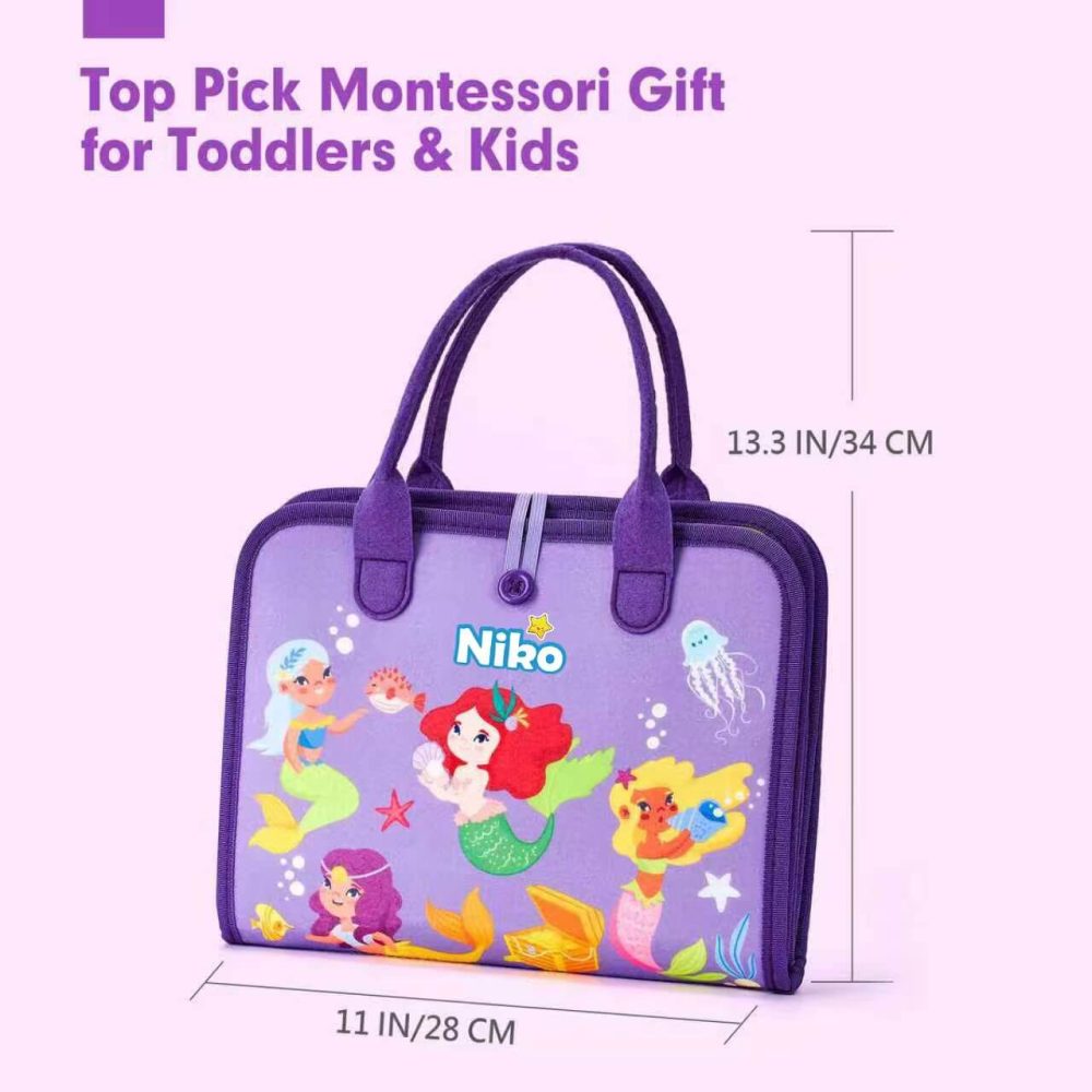 NIKO Busy Board Montessori Toy Early Education Toy Learning Board Activity Busy Book Sensory Toy for Baby Toddler Kids Gifts - Image 3